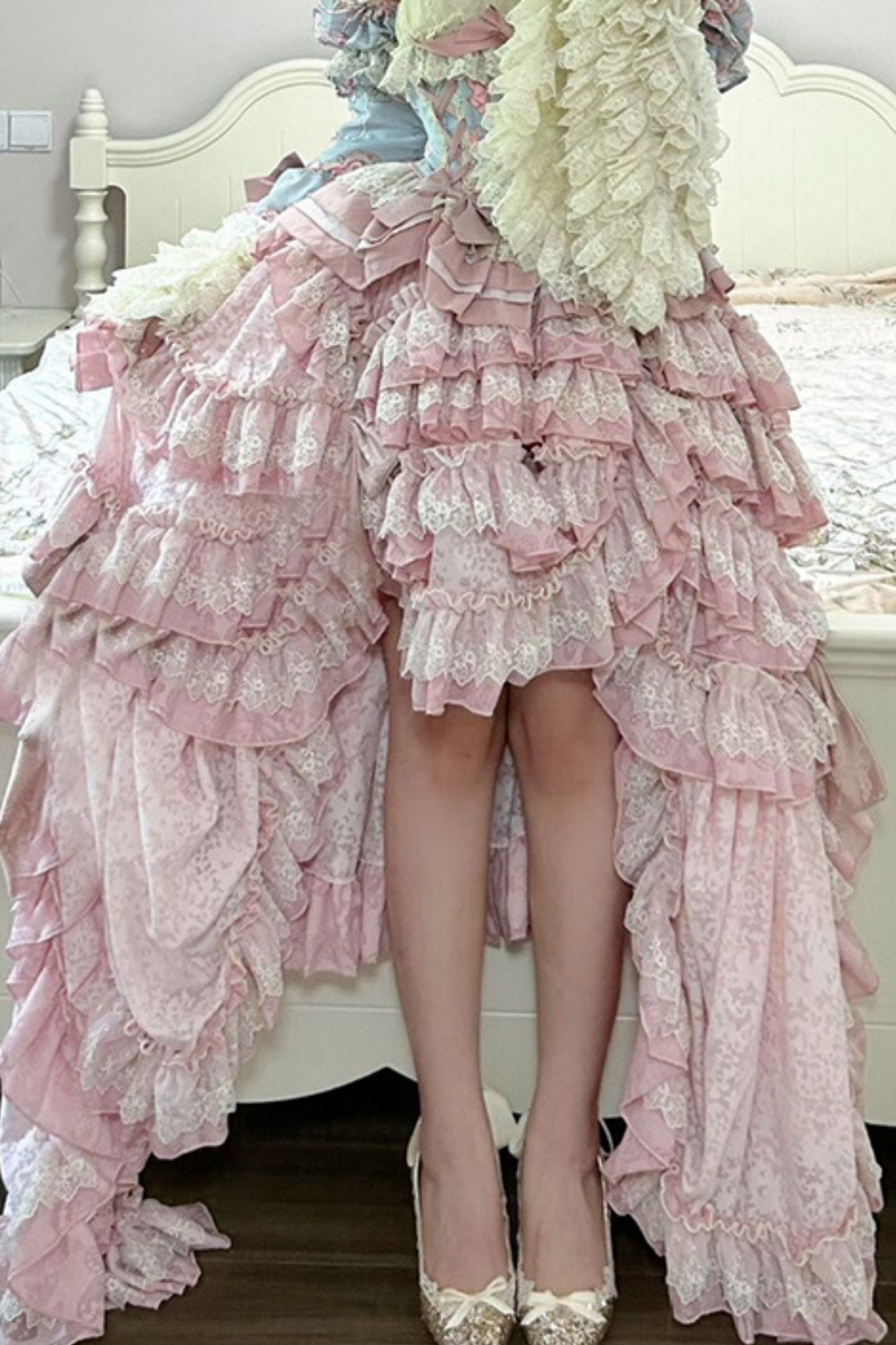 Jewel Rose Flower Marriage Lolita Set