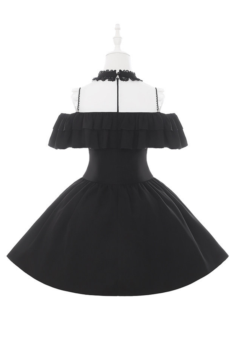 Off-shoulder Dark Sweet Dress