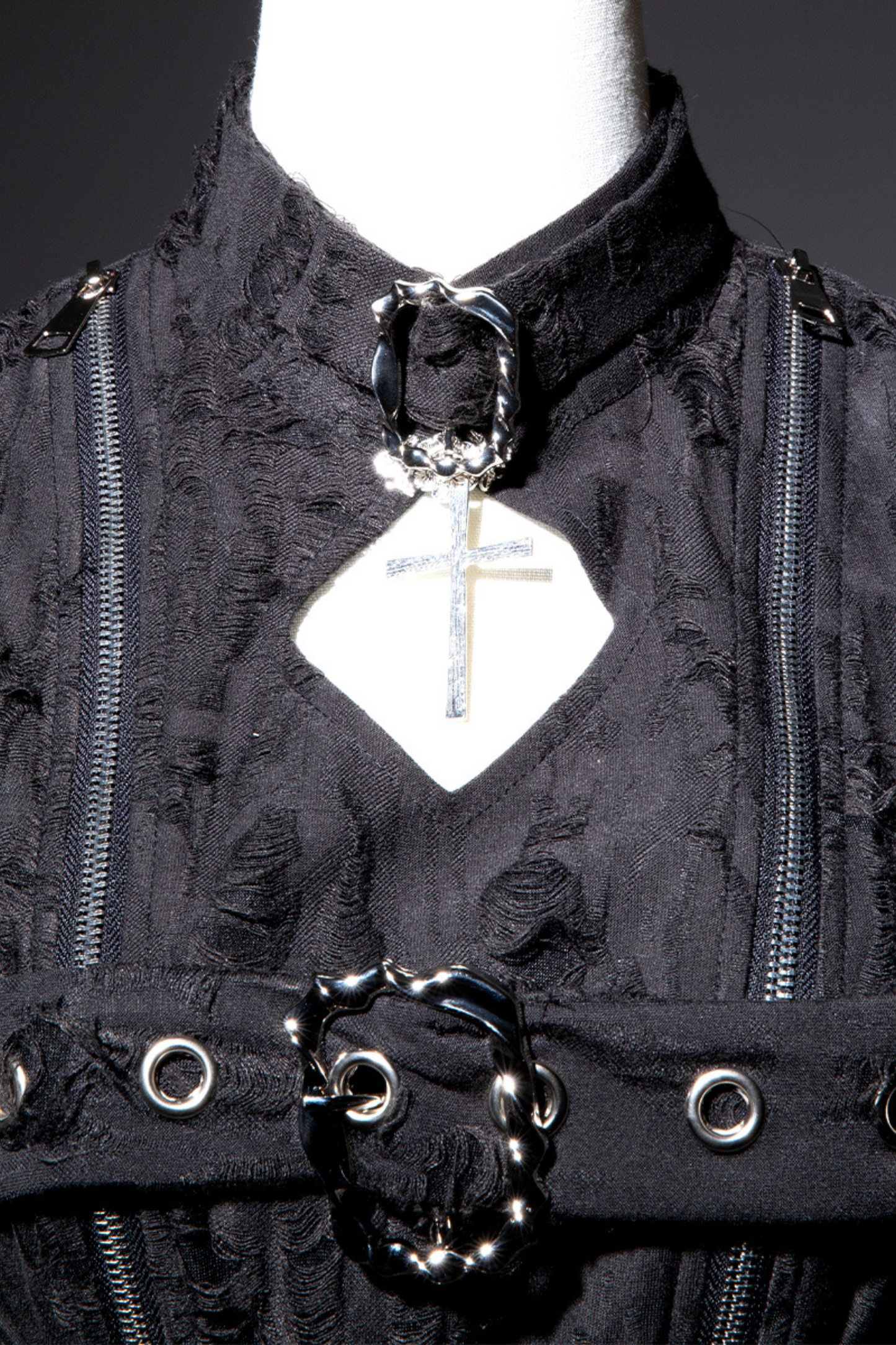 [pre-order] Dark Gothic Style Sleeveless Dress + Belt