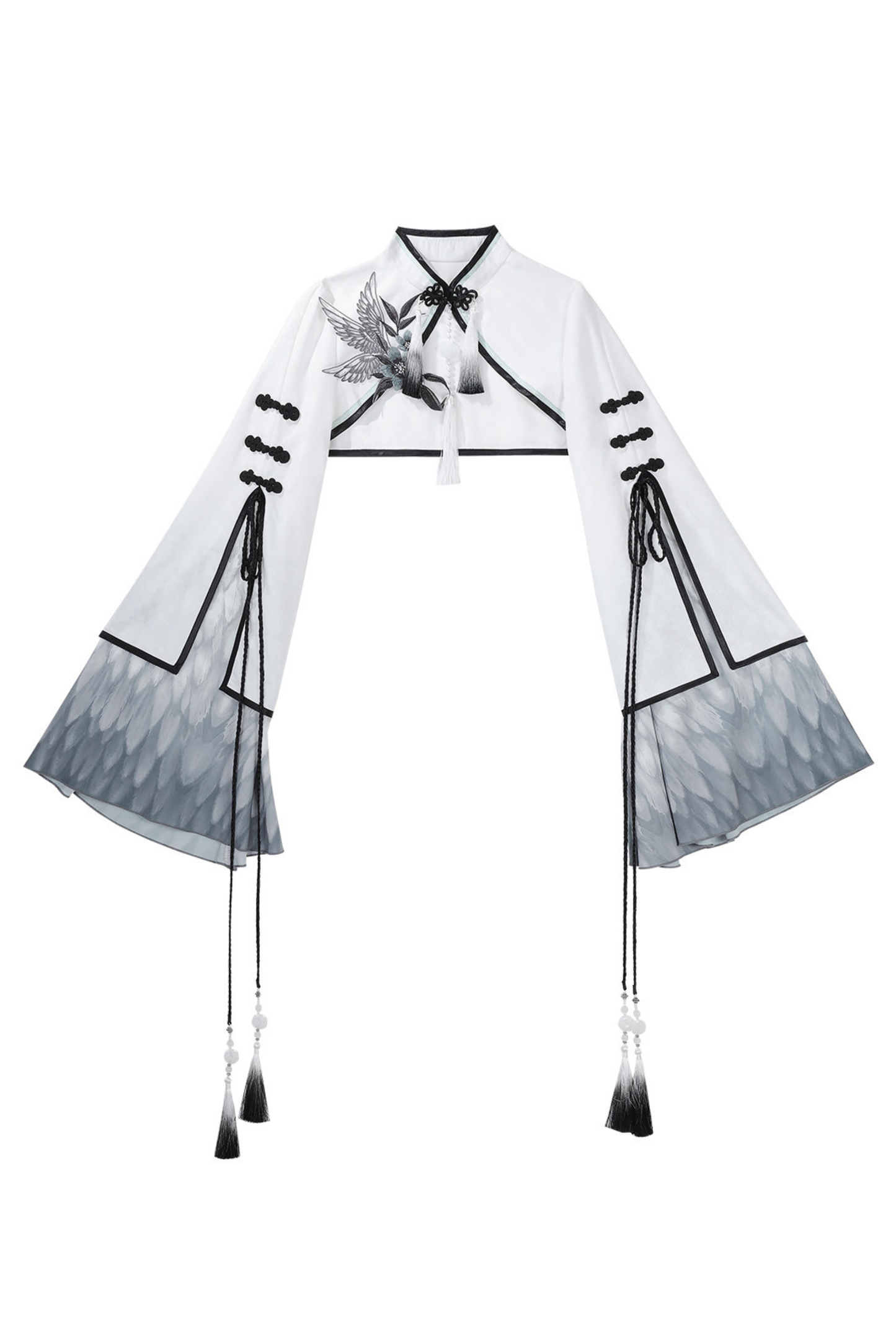 Chinese Big Sleeve Cape + Shirt + Long Skirt + Waist Belt + Chinese Top + Skirt + Camisole Dress + Leg Warmers