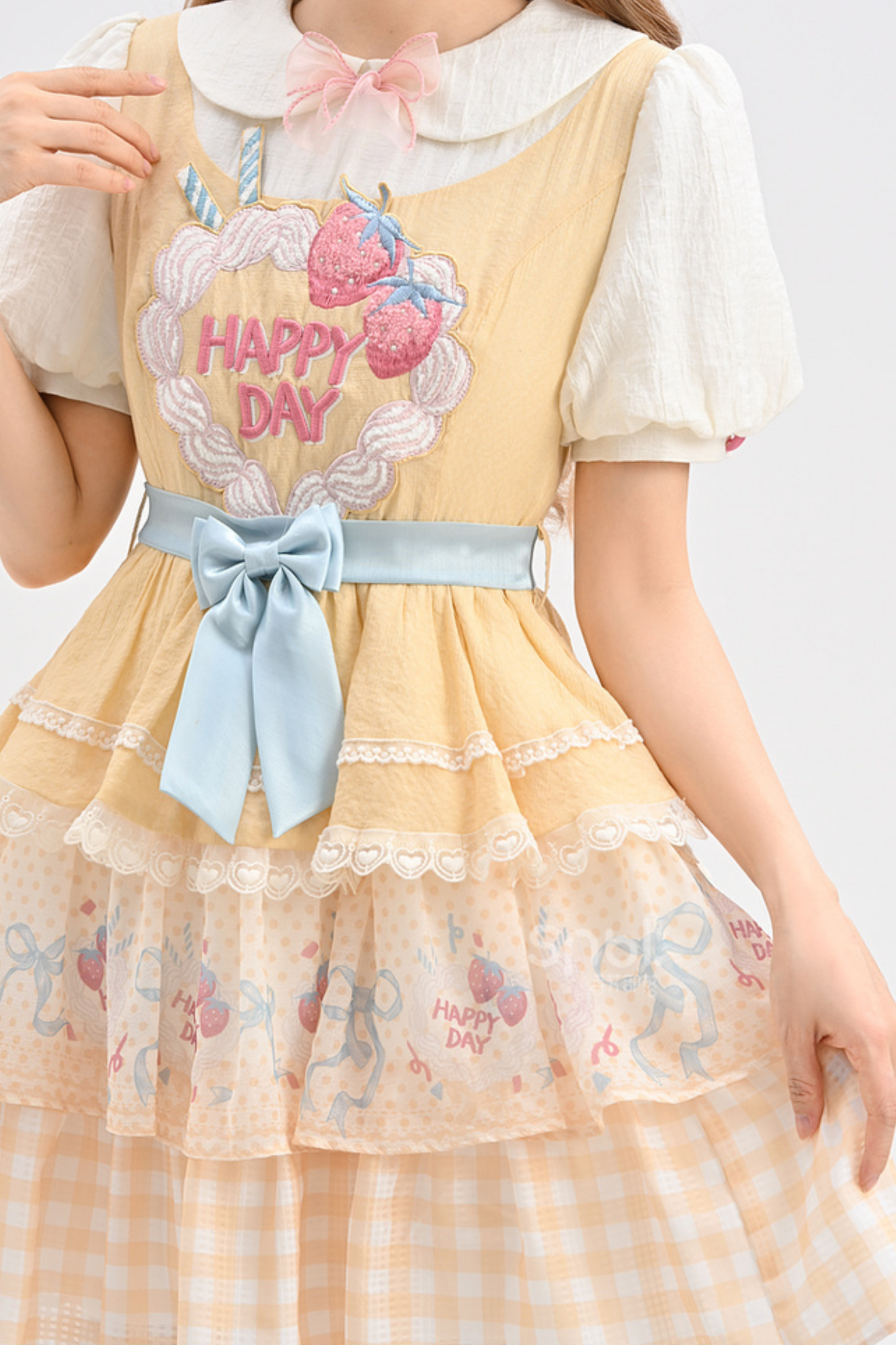 [pre-order] Daily Ribbon Tiered Doll Light Lolita Dress