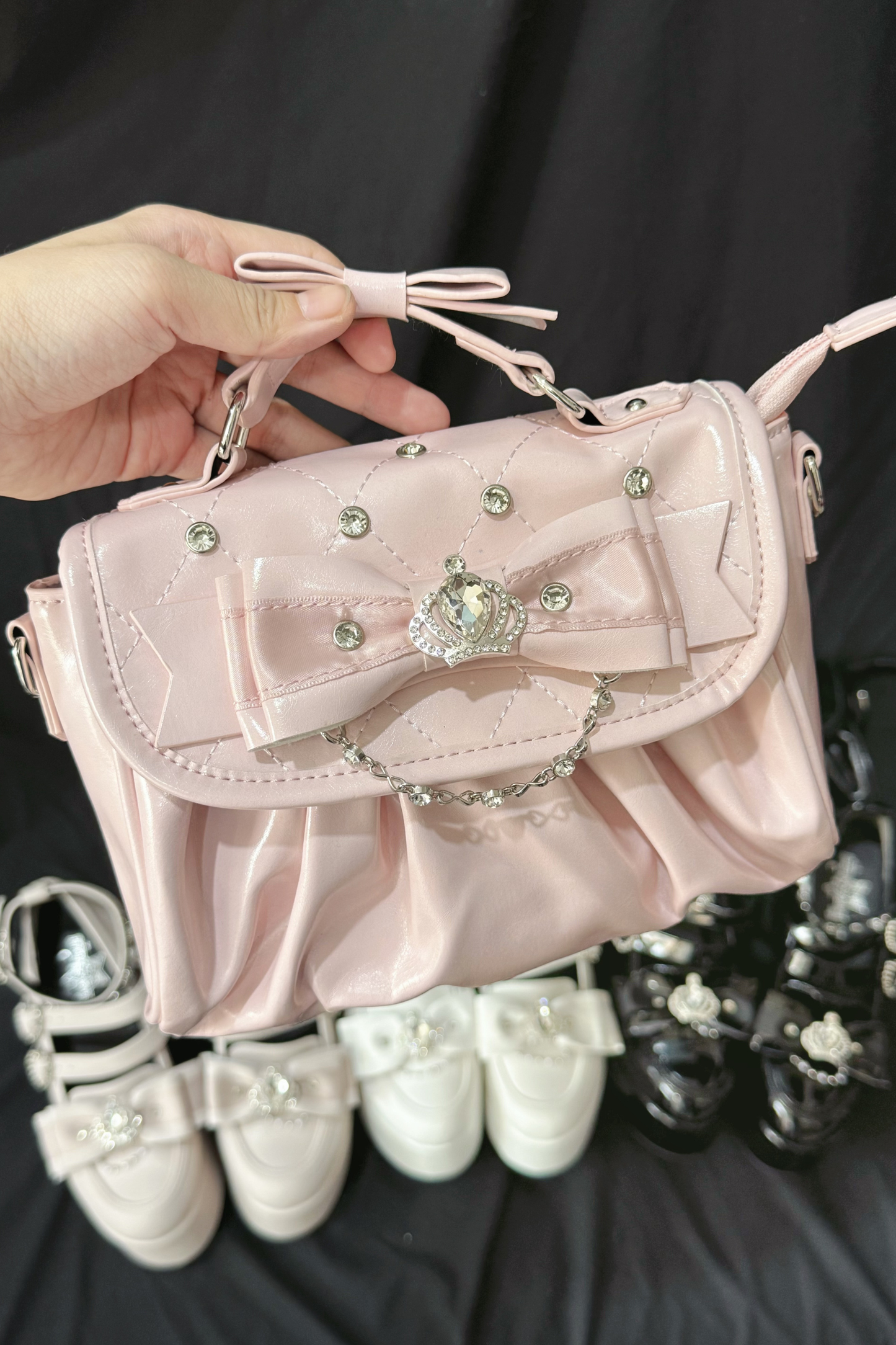 Rhinestone Shoulder Bag