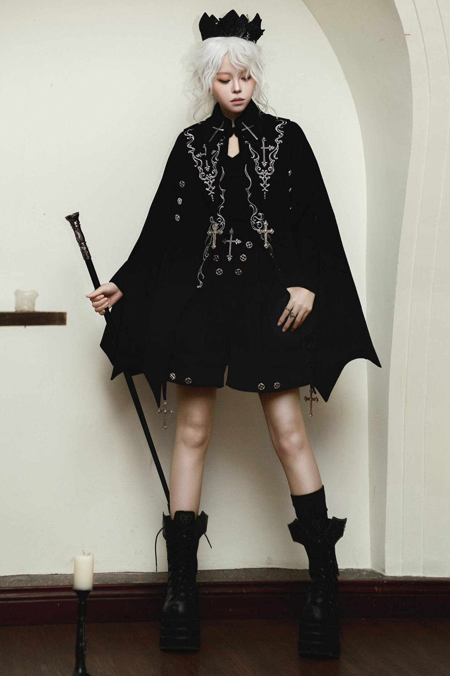 Eternal Night Gothic Cape + Tops + Pants