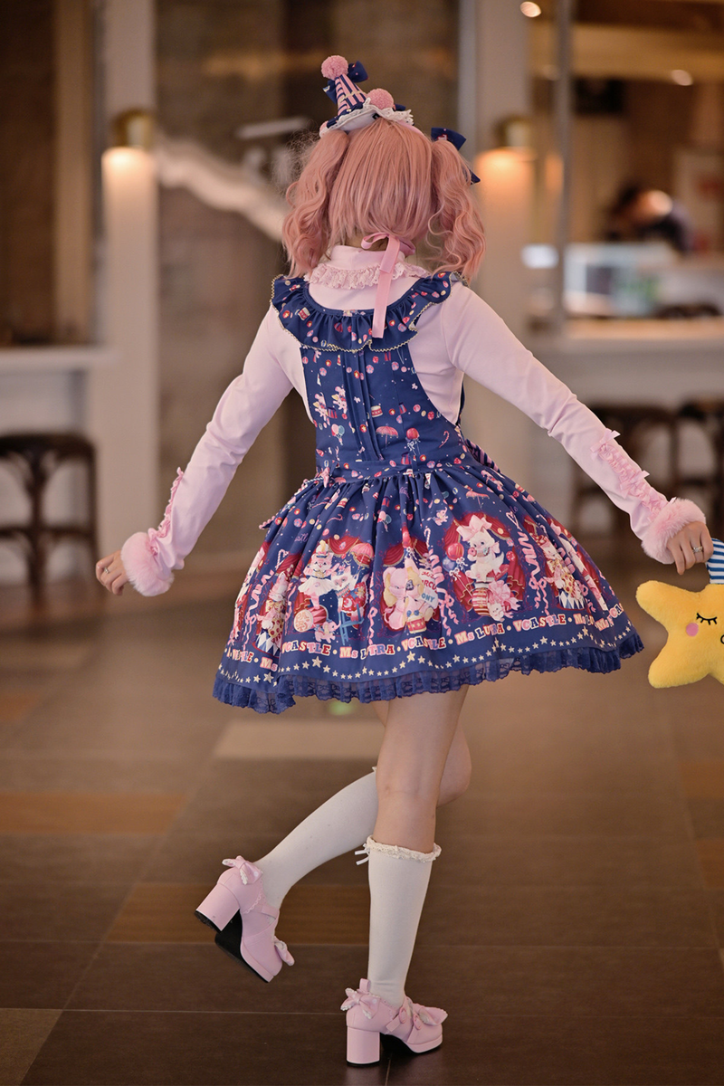 Circus Suspender Lolita Dress + Skirt