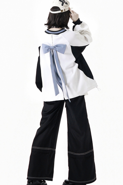 Mode Sweatshirt + Waist Skirt + Pants + Shirt