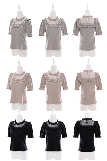 Sweet Cream Knit Top + Arm Warmers