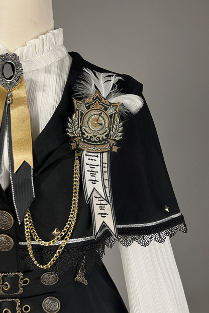 Dragon Aria Lolita Cape Coat + Top + Skirt