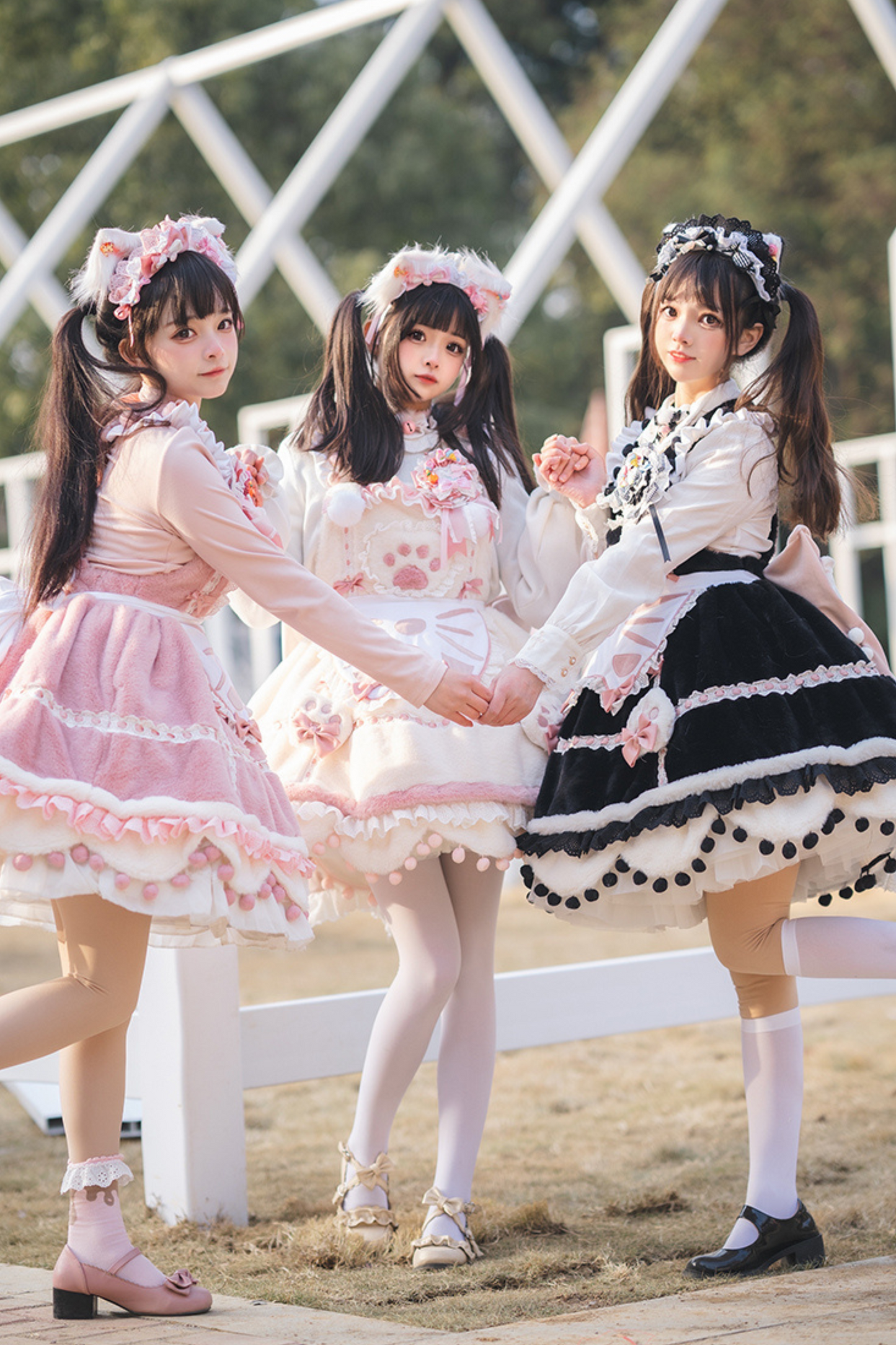 Sweet Girly Cat Lolita Set