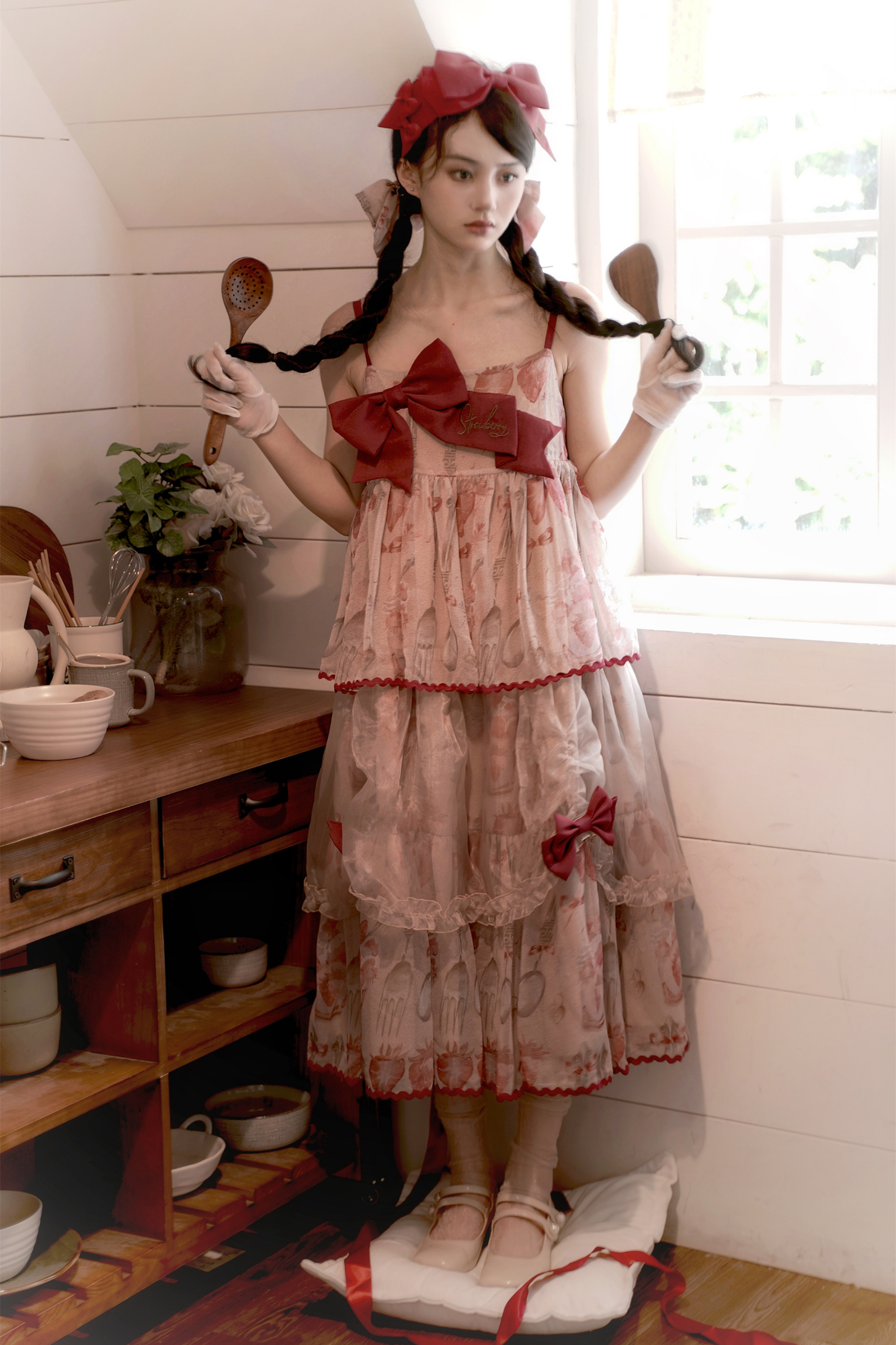 Strawberry Box Lolita Camisole Dress