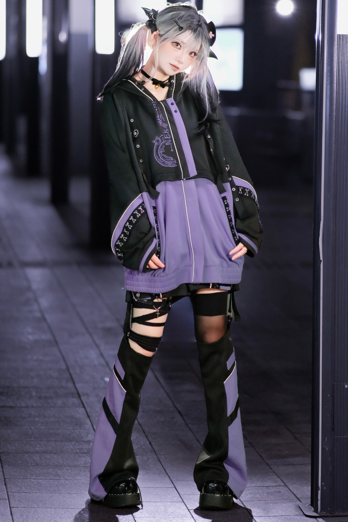 [angel Style] Cyber Technology Jacket + Shorts + Leg Covers