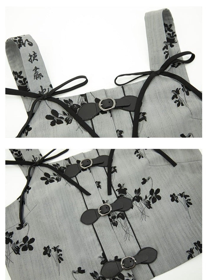 Stand Collar Chinese-style Long Dress