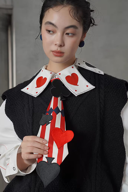 Playing Card Fantasy Color Blouse