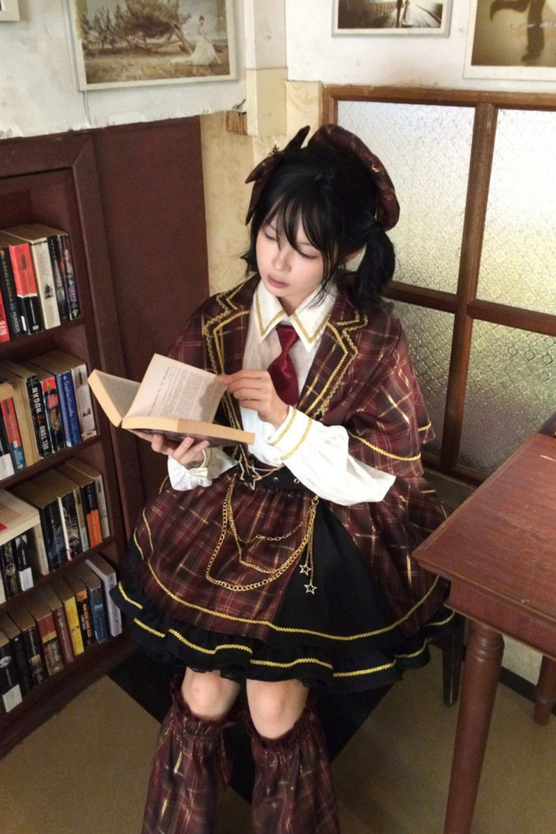Retro Plaid Idol Lolita Set