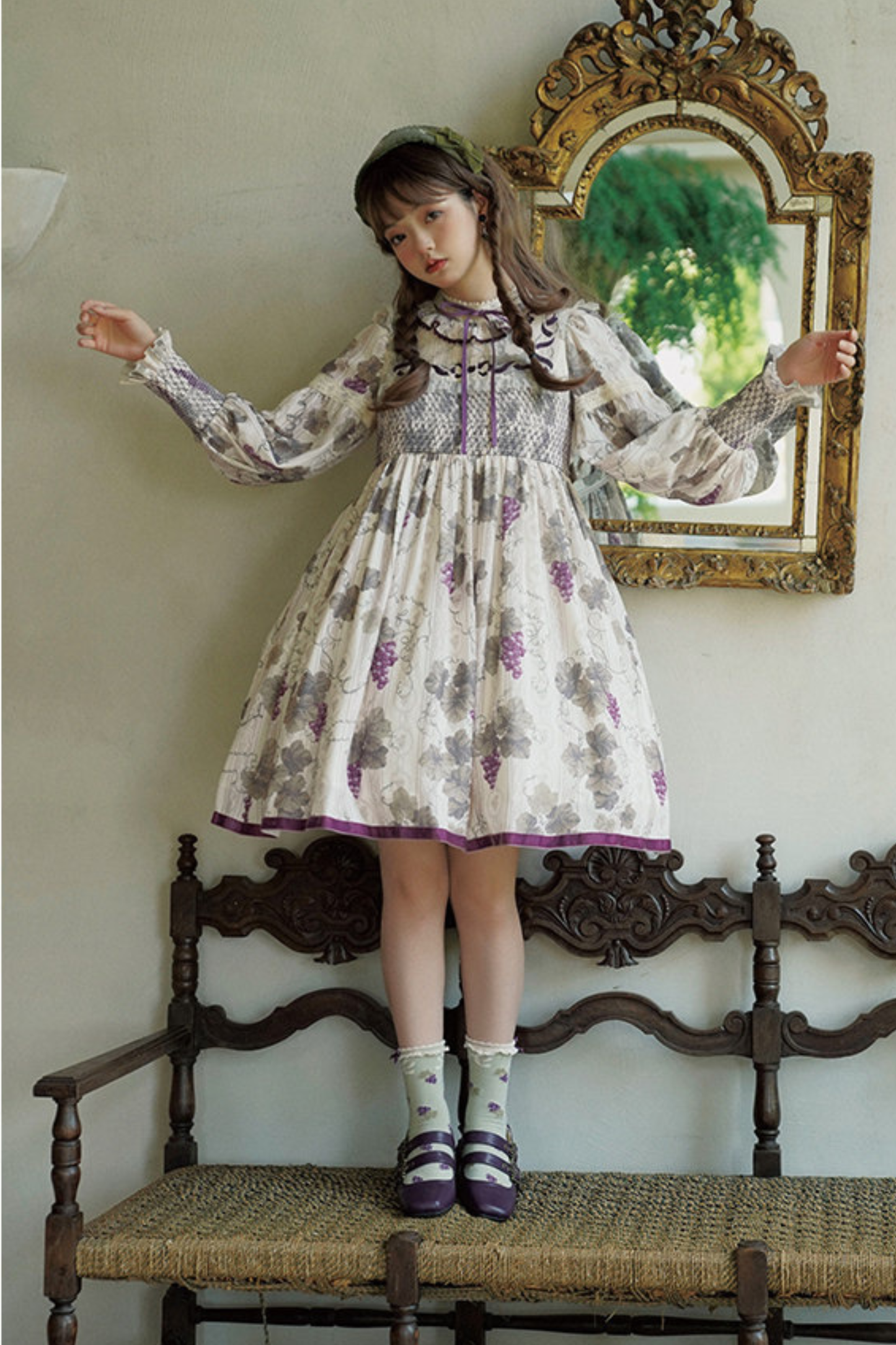 Retro Flower Lolita Dress