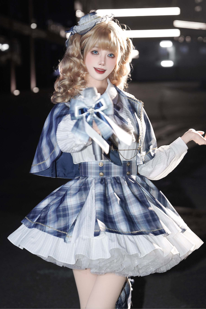 Starlight Idol Cosplay Cape + Shirt + Skirt + Leg Warmers