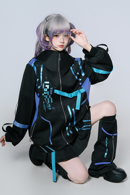 Overload Anime Girl Jacket + Skirt + Leg Cover