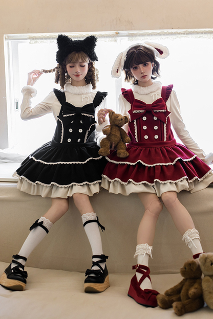 Doll Lolita Dress + Top + Animal Leg Loops + Animal Headband