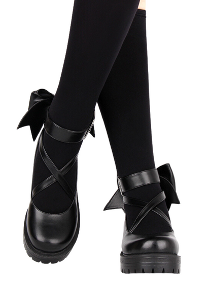 Lace-up Bow Shoes