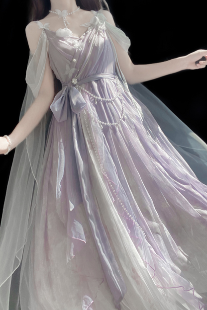 [pre-order] Sweet Girly Dress + Shawl + Necklace