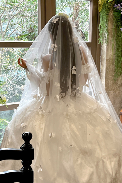 Wedding Moonlight Formal Dress + Veil