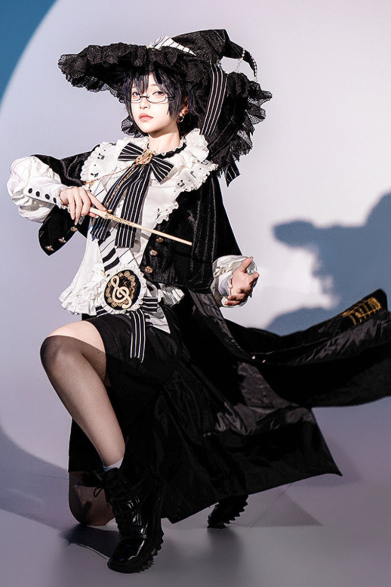 Night Music Lolita Dress + Princess Set + Magic Hat + Headband