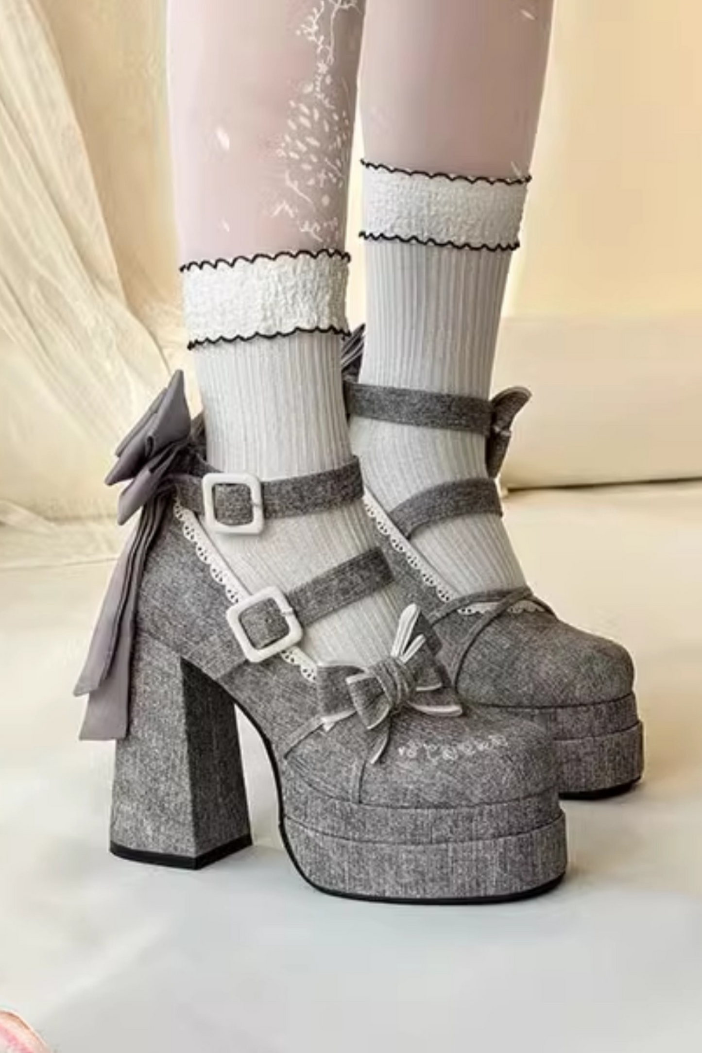 Merry Sweet Ribbon Shoes