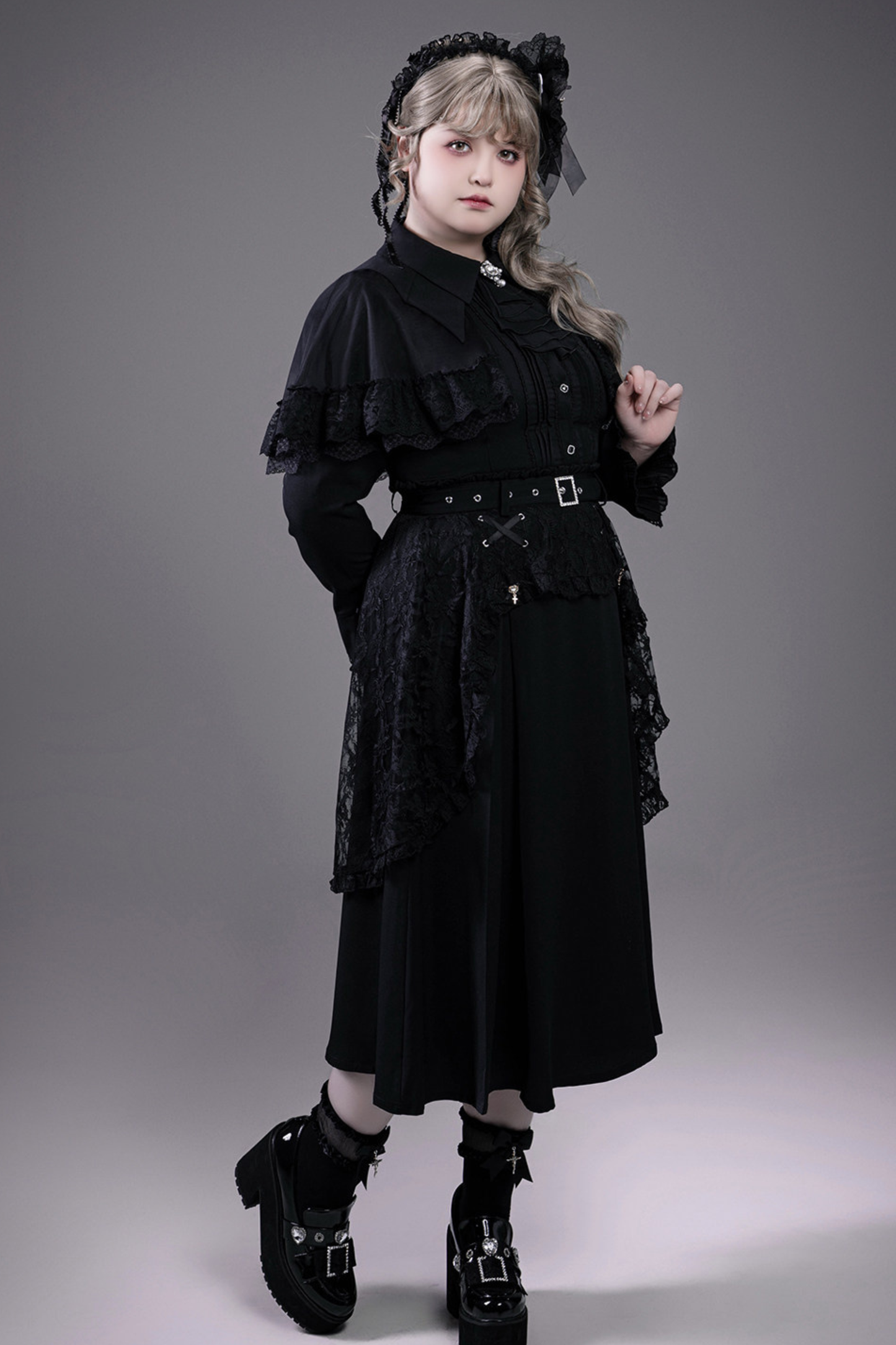 Lace Gothic Shirt + Skirt