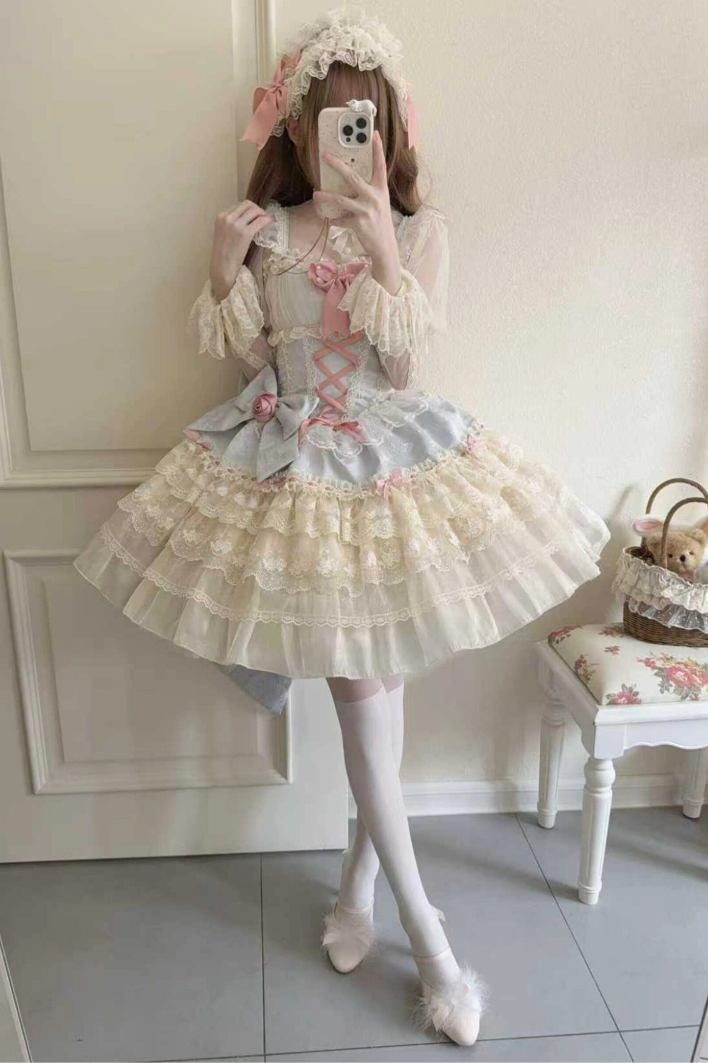 Princess Sweet Lolita Dress + Tail