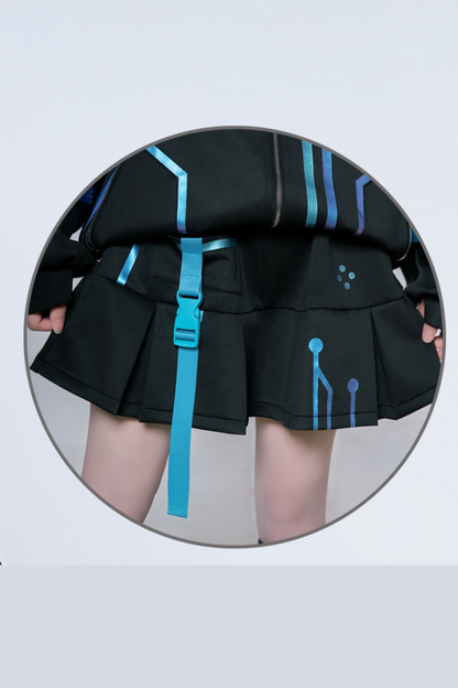Overload Anime Girl Jacket + Skirt + Leg Cover