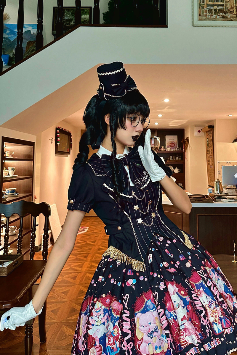 Circus Suspender Lolita Dress + Skirt
