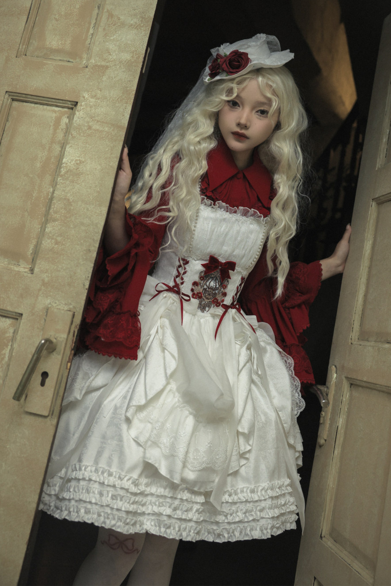 Moon River Gothic Skirt + Cape + Top + Bow