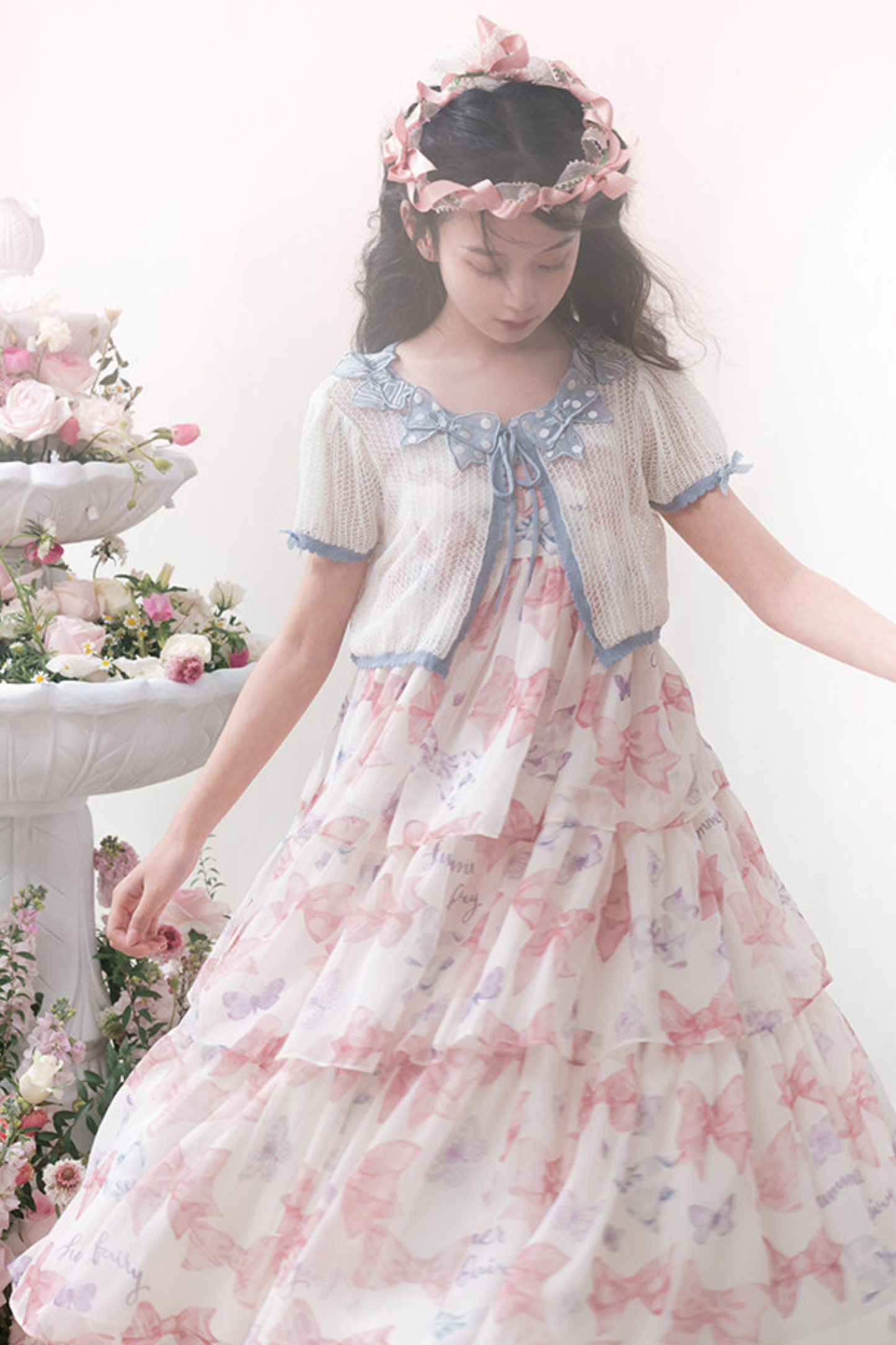 Evergarden Lolita Dress + Shirt + Cardigan