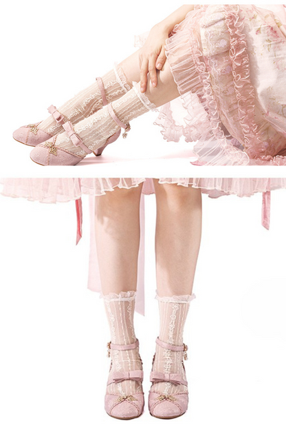 Round Chinese-style Wedding Shoes