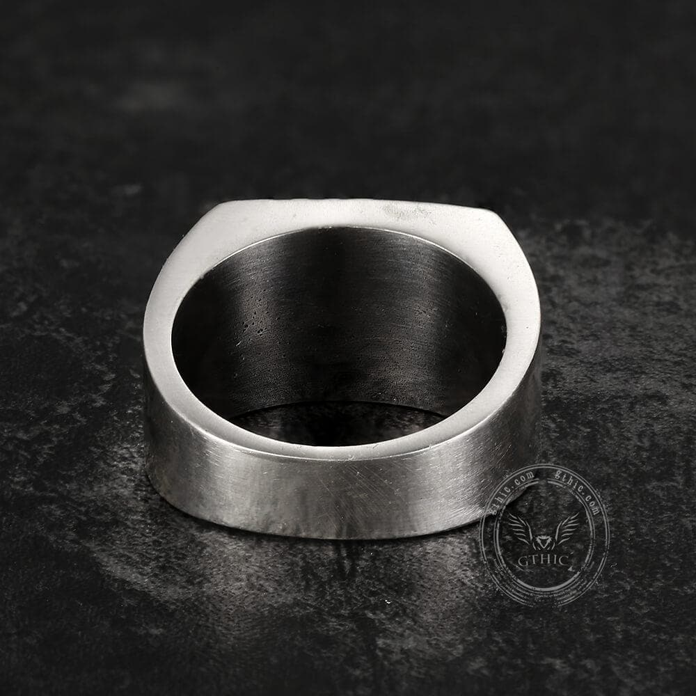 1776 Crossed Guns Sterling Silver Ring