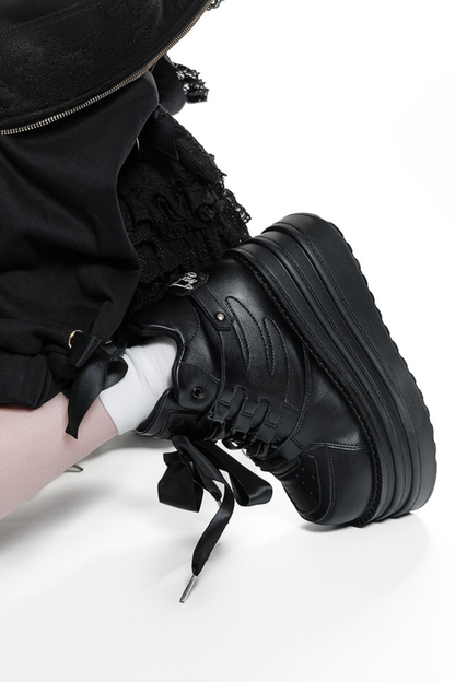 Wing Shaped Platform Shoes