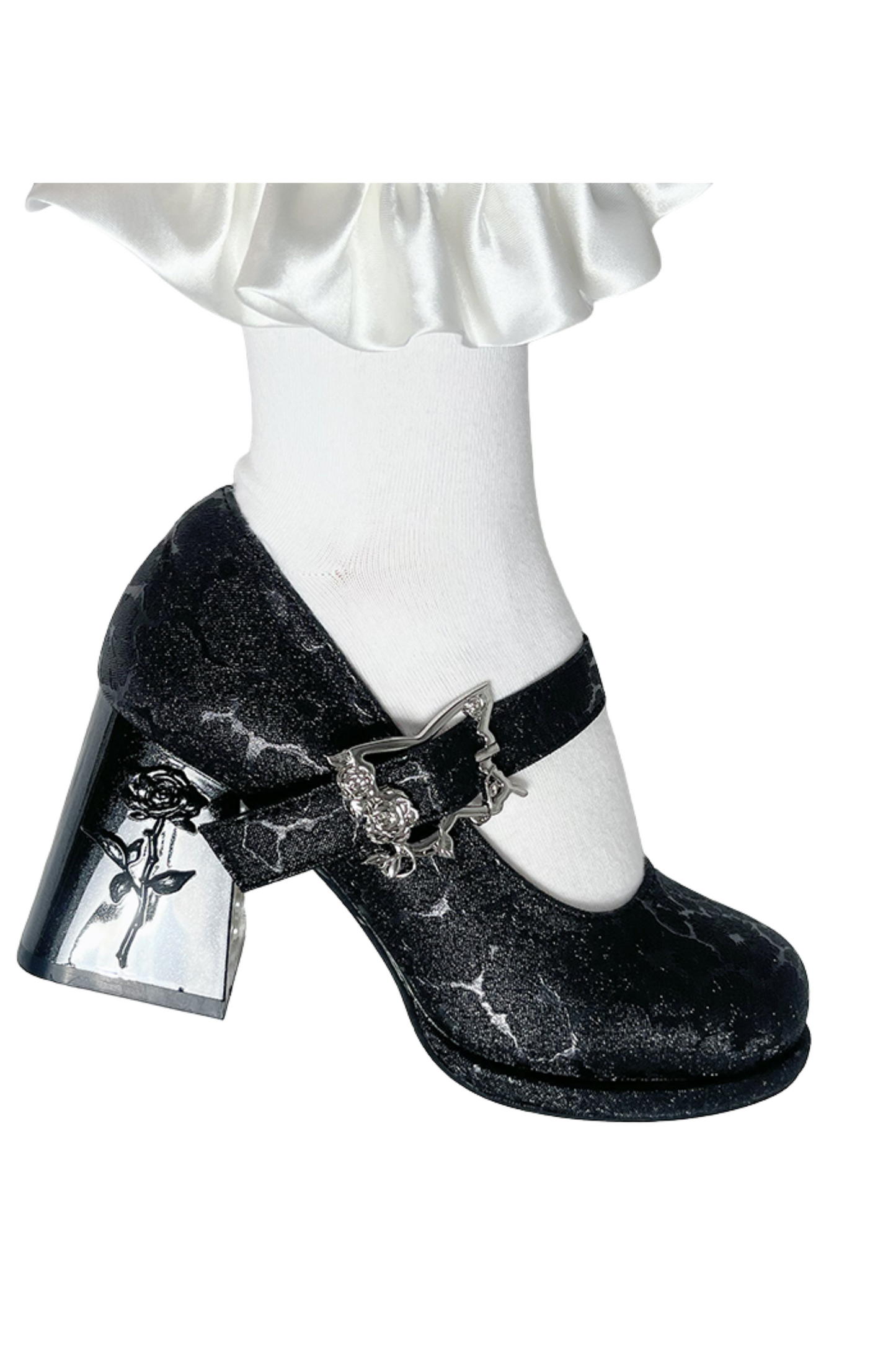 Floating Dreamland Platform Block Heel