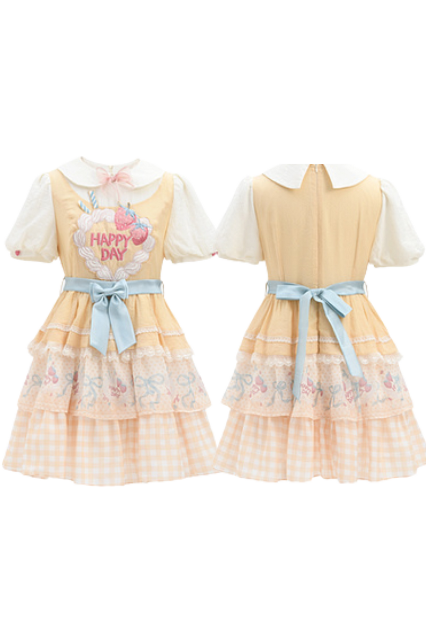 [pre-order] Daily Ribbon Tiered Doll Light Lolita Dress
