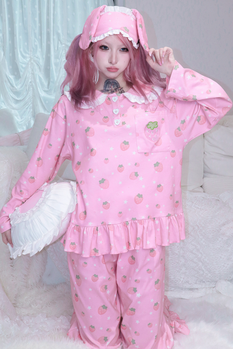 Strawberry Star Pajamas