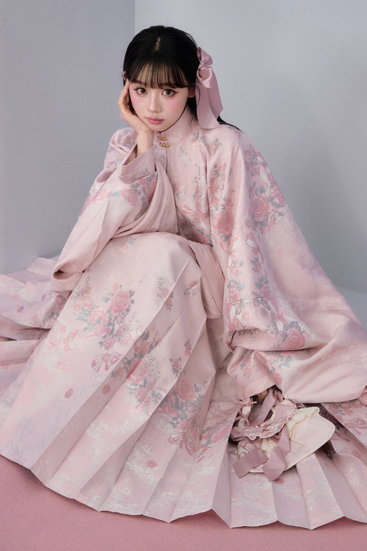Rose Island Chinese-style Jacket + Skirt + Accessories