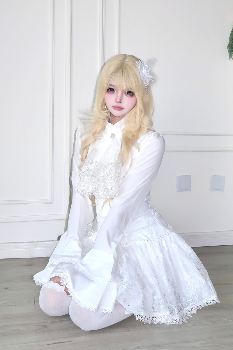 Gothic Top + Lace Skirt