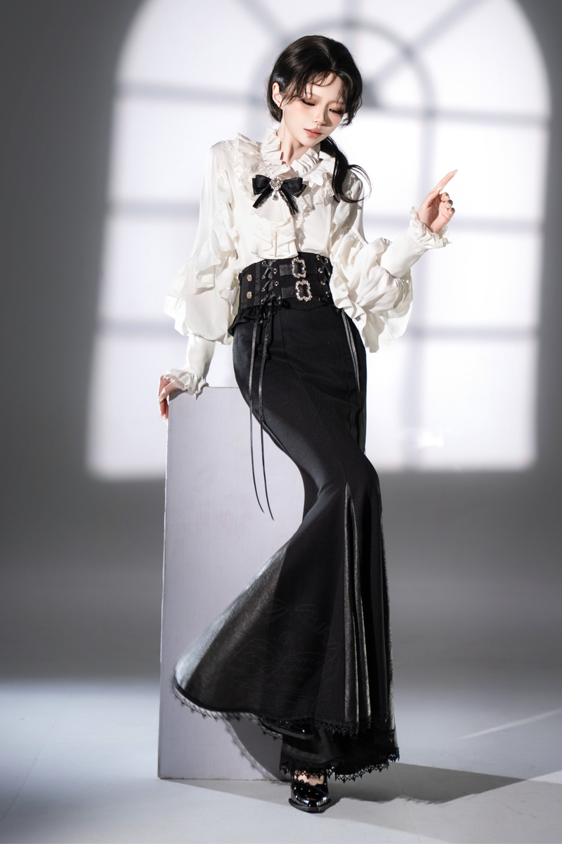 [pre-order Deadline: March 16] Classical Lolita Shirt + Asymmetrical Skirt + Fishtail Skirt + Shorts