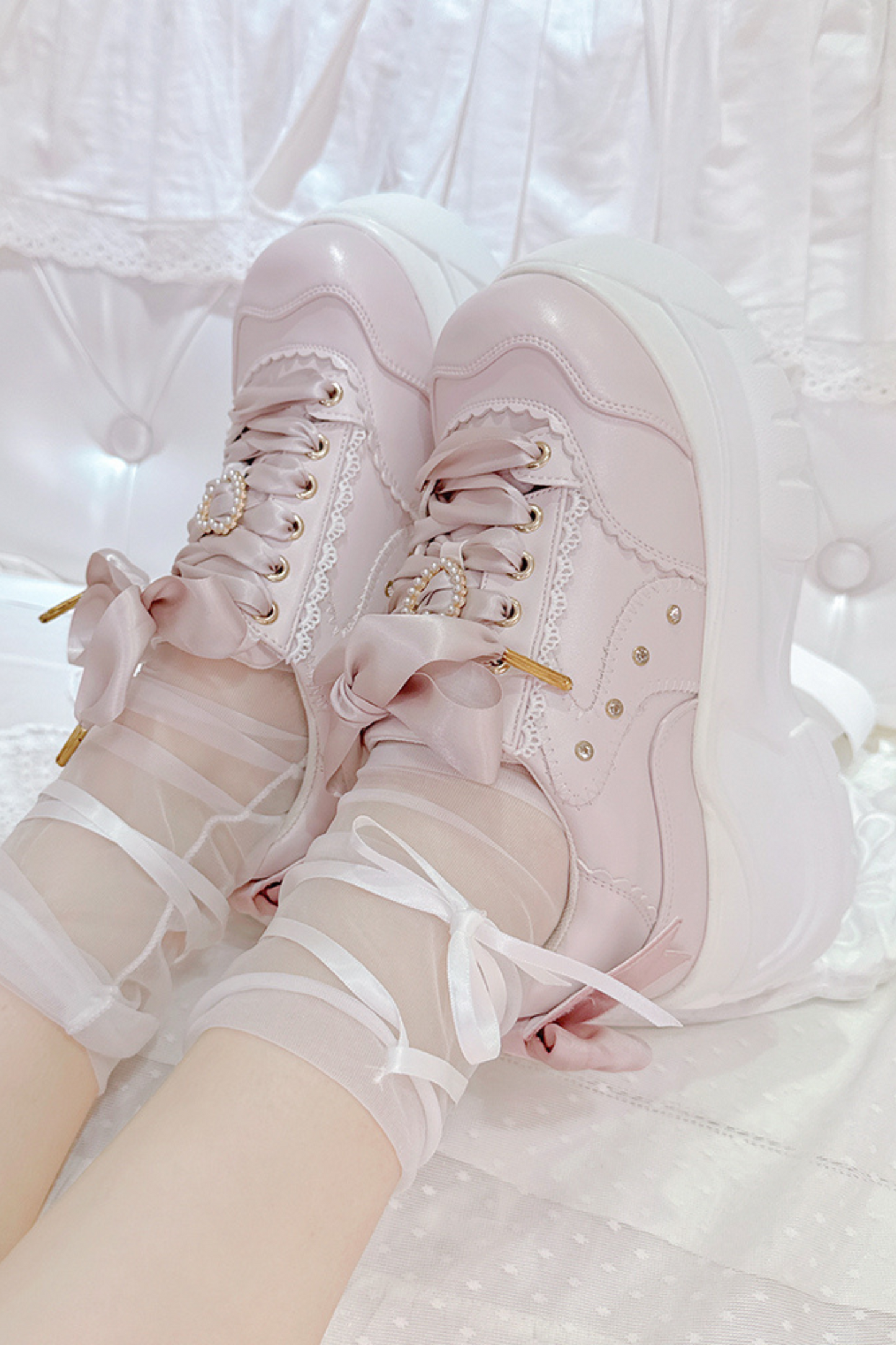 Heart Bubble Muffin Shoes
