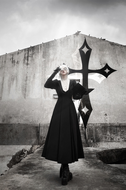 Gothic Flared Long Lolita Dress