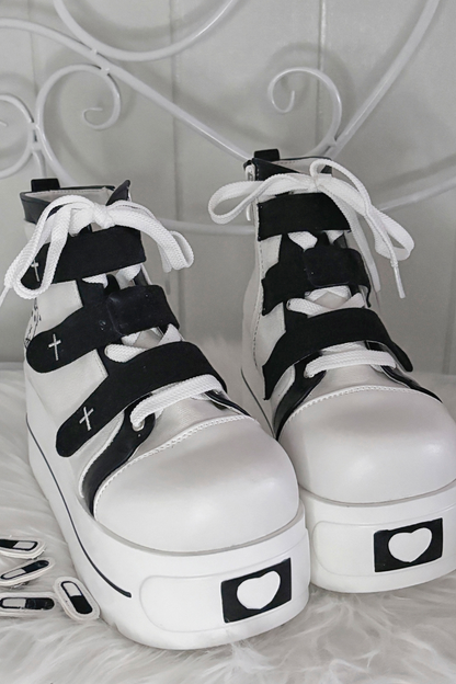 [pre-order] Subculture Round Toe Canvas Shoes