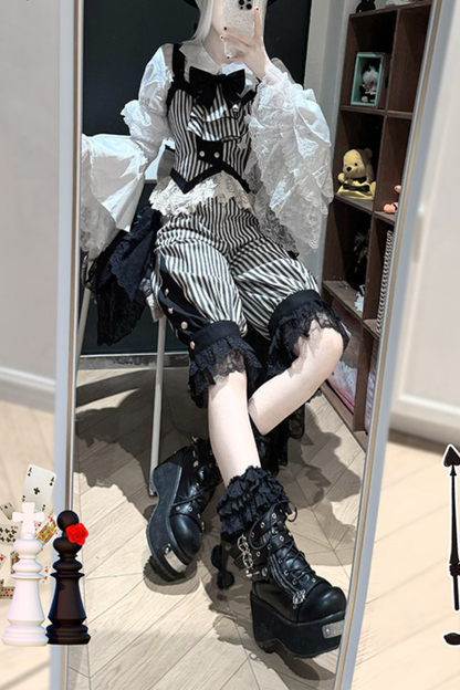 [pre-order Deadline: April 27] Striped Gothic Vest + Shirt + Pants + Skirt + Tail + Accessories