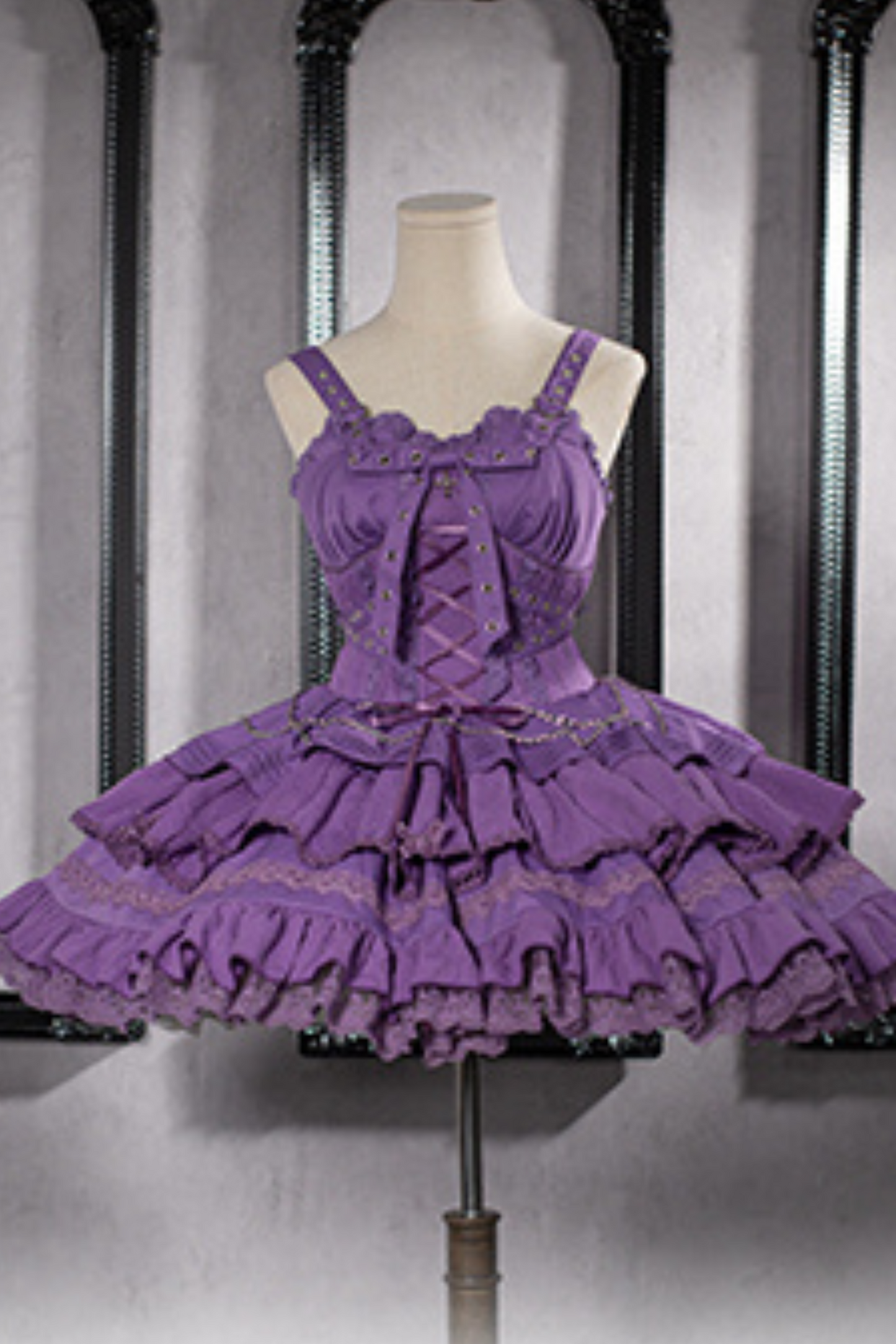 Contrast Cross Jsk Gothic Lolita Dress