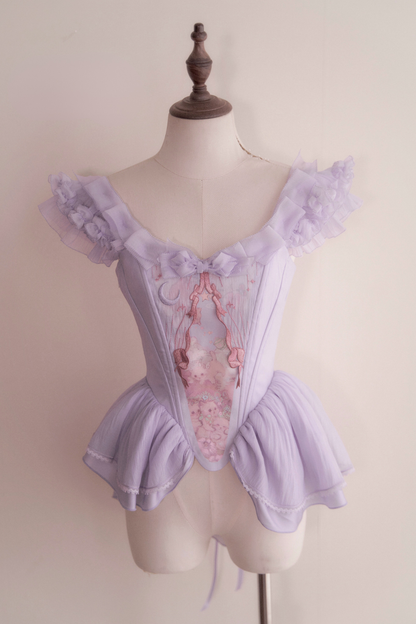 Dreamcore Ballet Lolita Top + Skirt