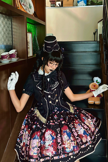 Circus Suspender Lolita Dress + Skirt