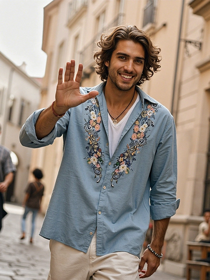 Finely Styled Shirt with a Classic Vintage Look