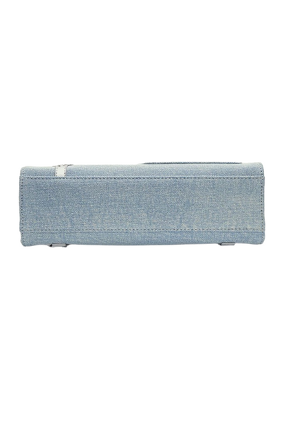 Silver Rivet Denim Bag